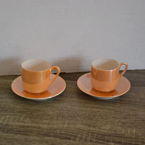 Vtg Lusterware Demitasse  Cups